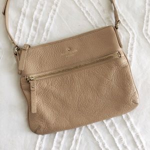 Nude & Gold Kate Spade Crossbody Purse